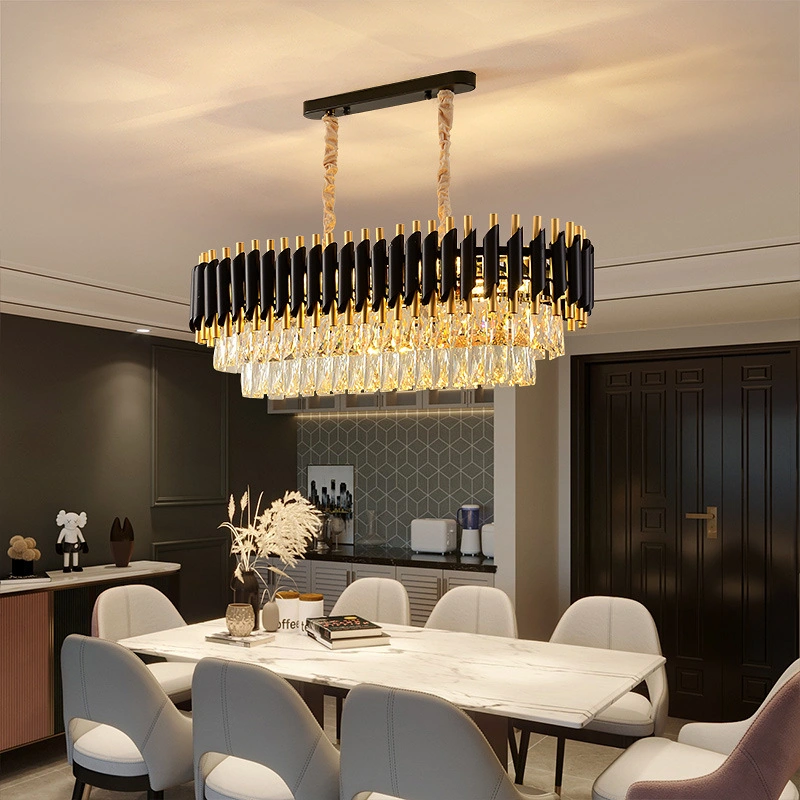 Hot Sale Large Pendant Hanging Light LED Crystal Chandeliers Modern Decorative Pendant Lamp