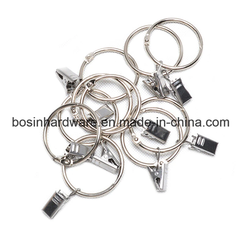 Window Curtain Rod Metal Clip Ring