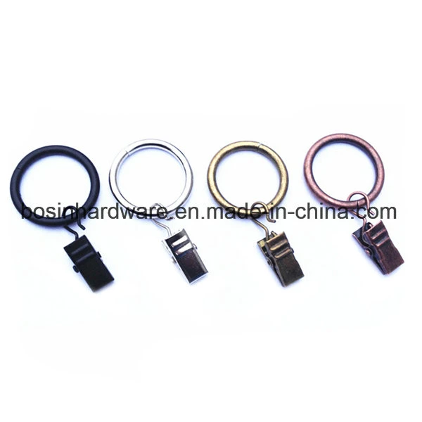 Window Curtain Rod Metal Clip Ring